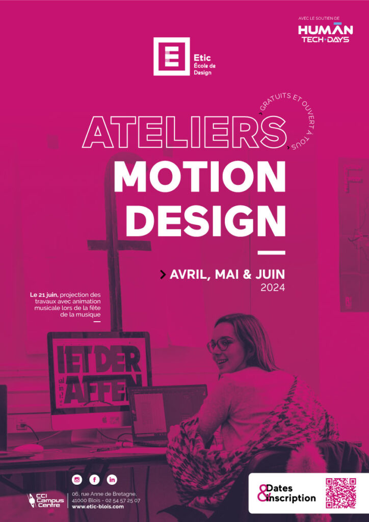Ateliers Motion Design ouvert public